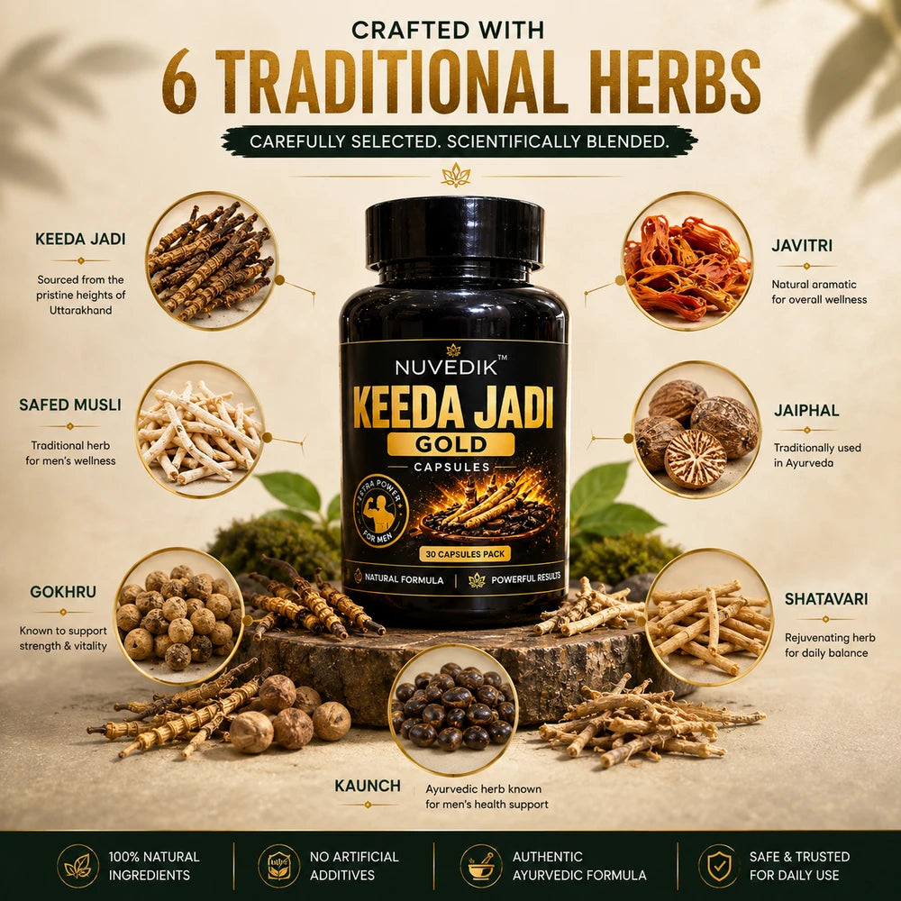 Nuvedik Keeda Jadi Gold Capsules (One Month Pack)
