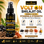 Nuvedik Volt On Shilajit Ayurvedic Massage Oil (50ml)