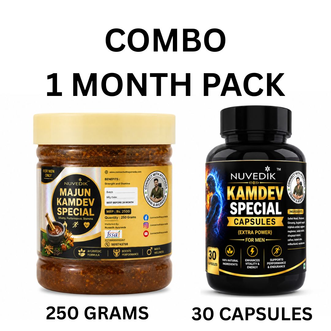 Nuvedik Kamdev Special Combo (One Month Pack)