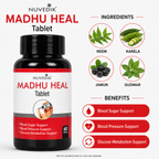 Nuvedik Madhu Heal Neem Karela Jamun Gudmar Tablets