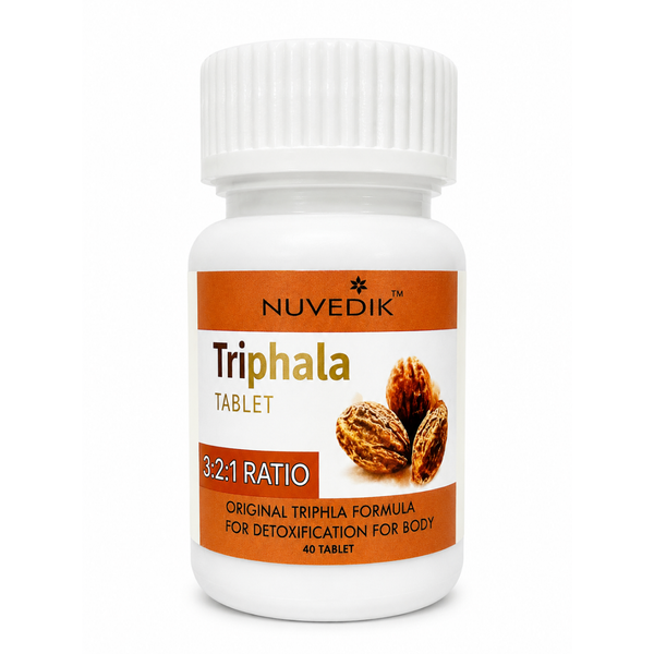 Nuvedik Classical Triphala tablets bottle front view