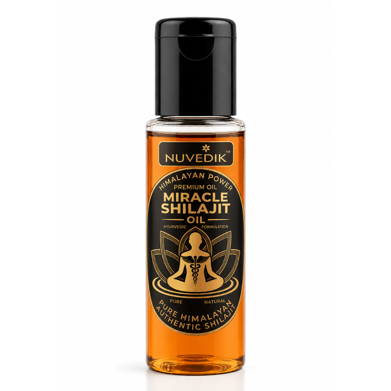 Nuvedik Miracle Shilajit Ayurvedic Massage Oil (30ml)