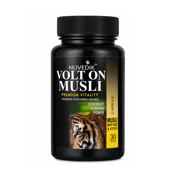 Nuvedik Volt On Musli Capsules For Men (Gold)