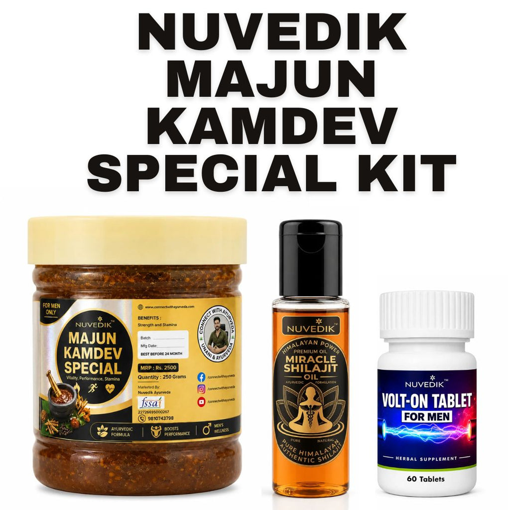 Nuvedik Majun Kamdev Special (250 Grams) Complete Kit (One Month Pack)