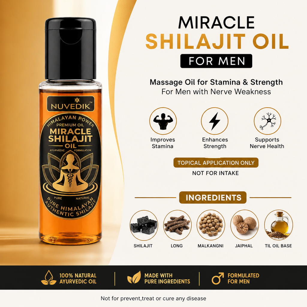 Nuvedik Mysoil Traditional Ayurvedic Body Oil (50ml)