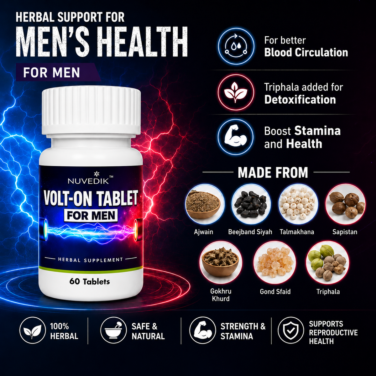 Nuvedik Majun Kamdev Special (250 Grams) Complete Kit (One Month Pack)